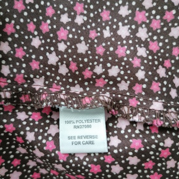 Cato Womens Multicolor Short Sleeve V Neck Stars Back Tie Blouse Top Size XL - Picture 6 of 7